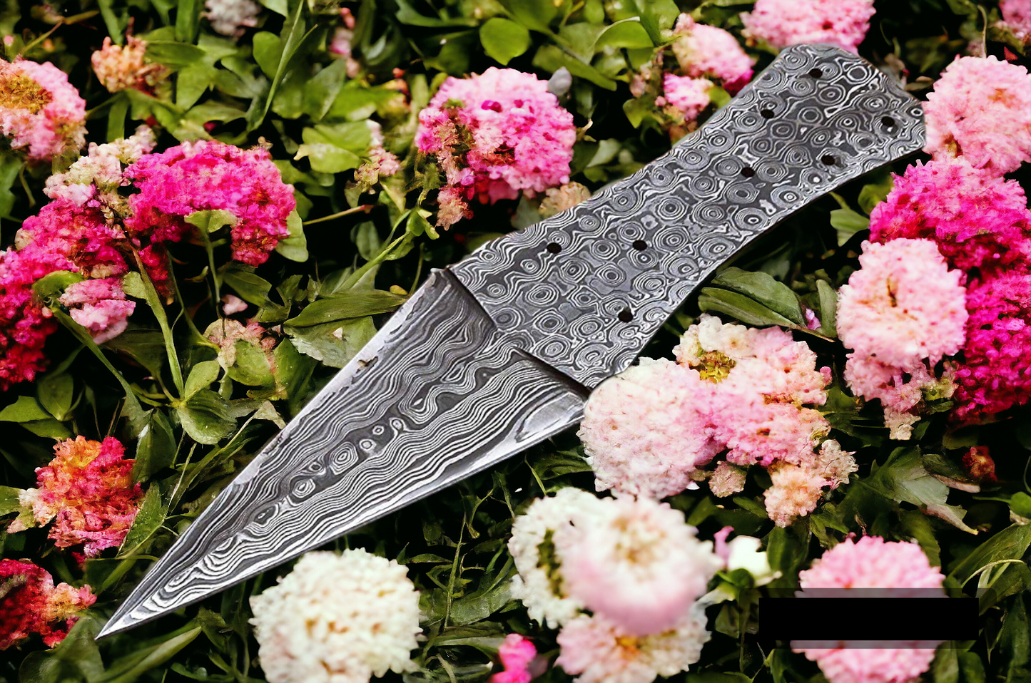 Custom Handmade Damascus Steel Full Tang Blank Blade Knife for Knife Making Supplies-DS6