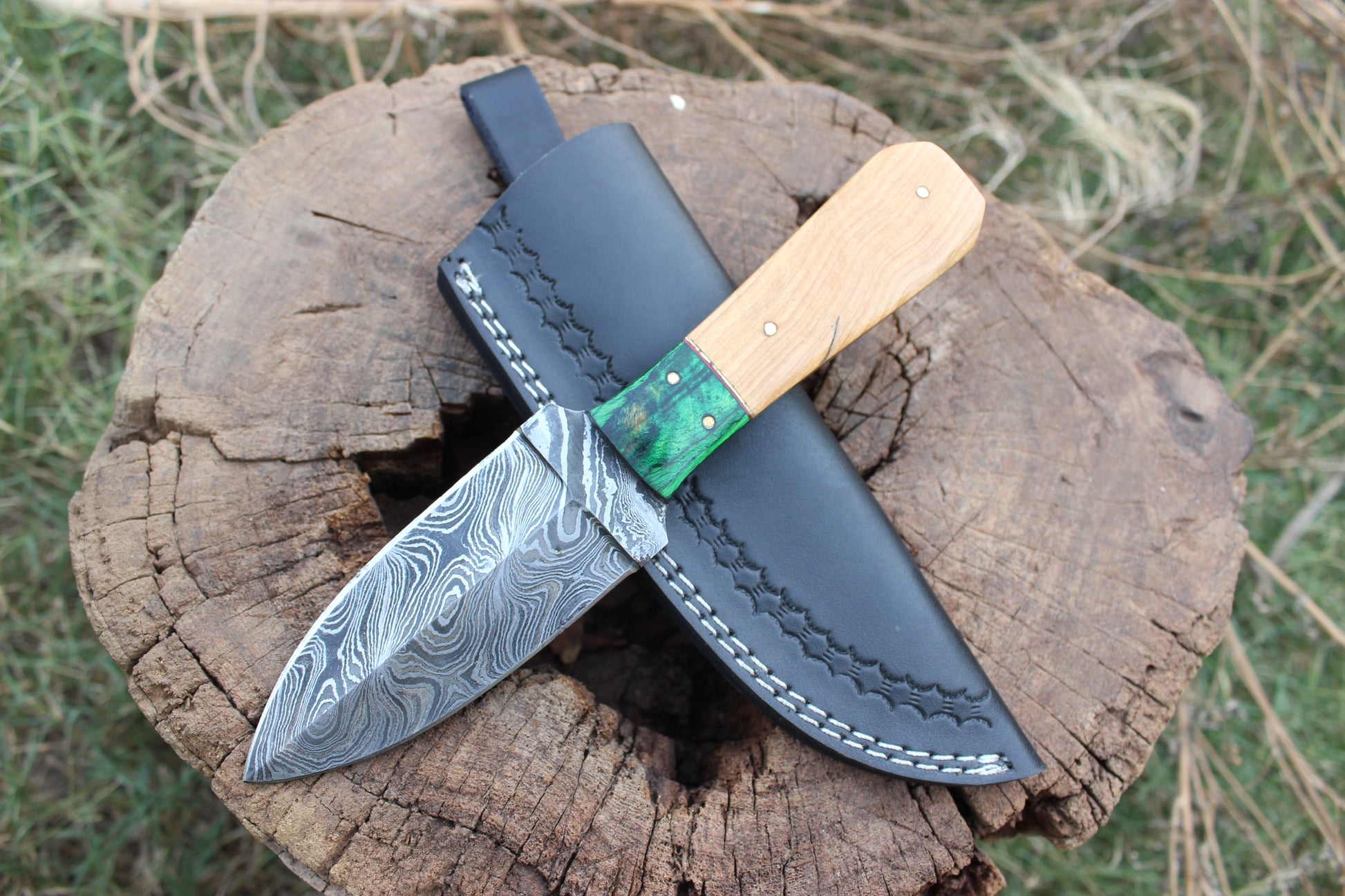 Damascus Steel Knives Phantom Blades special edition for outdoor knife  fixed blade knife skinner for hunting and camping knife – Mountainforge