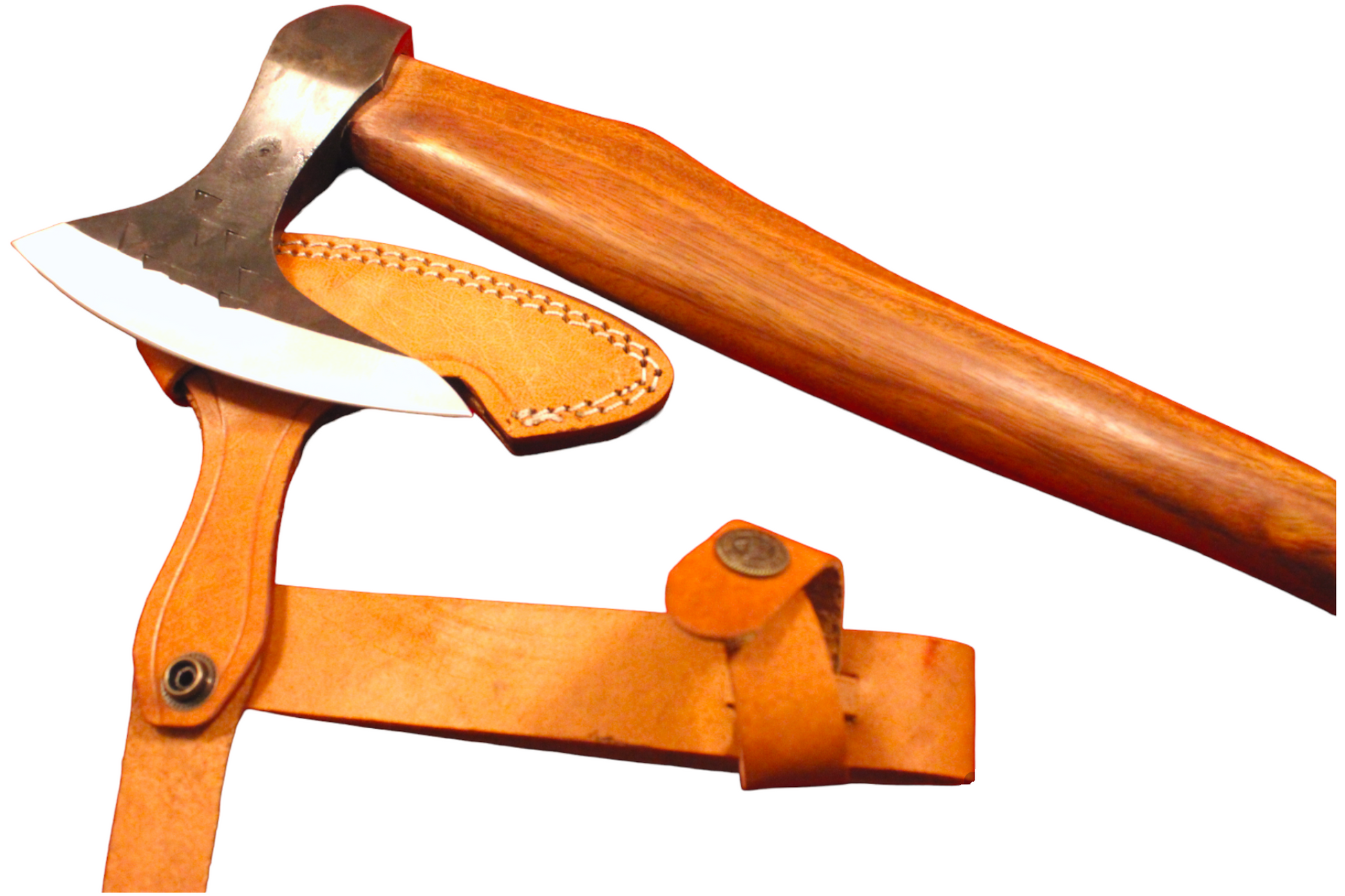 How make a strong and powerful kitchen axe from high carbon steel 